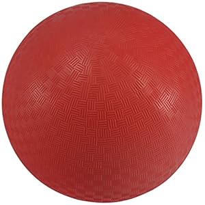 Sportime 1293609 Playground Ball, 8-1/2 Inches, Red