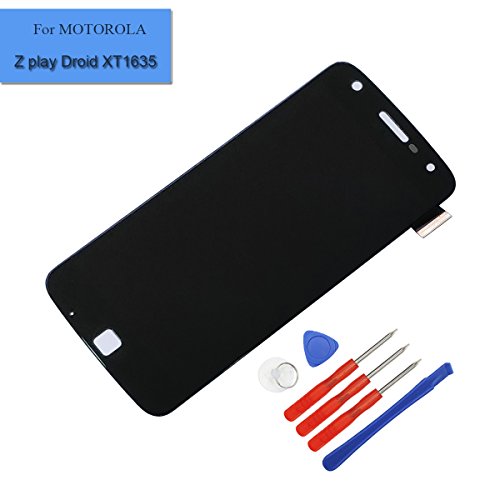 For MOTO Z Play Droid XT1635-01/02 LCD Touch Screen Display Assembly Digitizer + Tools (Black)