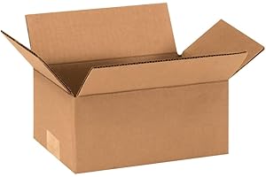 AVIDITI Small Shipping Boxes 9"L x 6"W x 4"H (25-Pack) Heavy Duty Corrugated Cardboard Boxes for Packing, Moving & Storage, Strong Wholesale Bulk Boxes for Home or Business