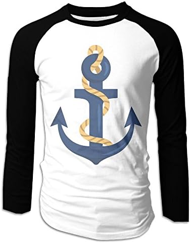 NewXG09 Men's Shirts,Long Sleeve Rope Anchor Tee For Man
