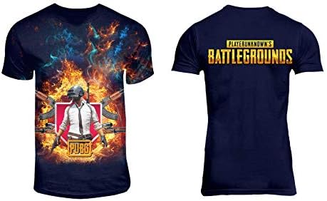 Exclusive Full Front Sublimation Printed Print My Fashion PUBG Battlegrounds Dri Fit Mens T Shirts