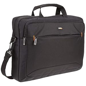 Amazon Basics 15.6-Inch Laptop Computer and Tablet Shoulder Bag Carrying Case, Black