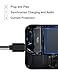 iPhone 7 Adapter, 2 in 1 Lightning to 3.5mm Audio Jack + Lightning Charge Port Support Calling and Music Control, Work with iOS 10.3 and above (Silver)