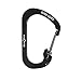 Nite Ize Locking Carabiner Clip, Black, 2 in.