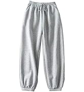 Jenkoon Womens Active Drawstring High Waist Sporty Gym Sweatpants Athletic Jogger Pants Lounge Tr...
