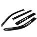 Auto Dynasty Compatible with Honda Pilot 1st Gen 4DR 4pcs Tape-On Window Visor Deflector Rain Guard