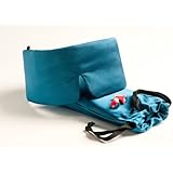 Revolutionary, Patented SLEEP MASTER DELUXE tm Sleep Mask - Featuring Earplugs Storage Pocket and Carry Pouch