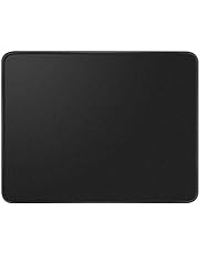 Kriture Mouse Pad with Stitched Edge, Non-Slip Rubber Base, Premium-Textured and Waterproof Mousepad for Computers, Laptop, Office & Home, 10.2x8.3inches, 3mm, Black