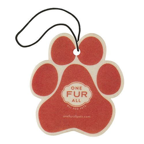 image for One Fur All Pet House Car Air Freshener, Pack of 4 – Ruby Red Grapef