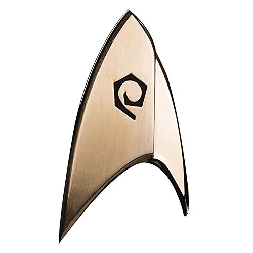 filmwelt-shop QSTR129 Quantum Mechanix Star Trek Discovery-Operations Badge, Multi Colour