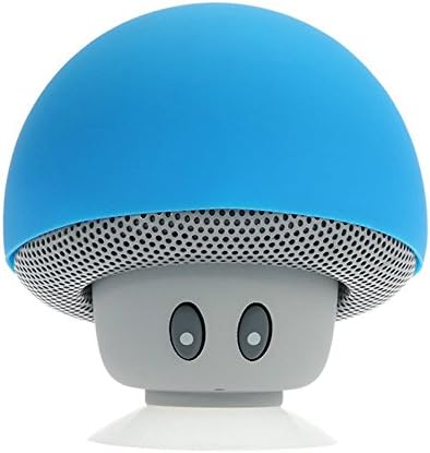 7iper Wireless Mini Bluetooth Speaker Portable Mushroom Waterproof Stereo Bluetooth Speaker for Mobile Phone Computer (Blue)