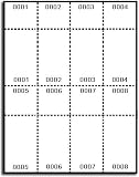 Amazon.com : Avery Blank Printable Tickets, Tear-Away Stubs, Perforated ...