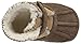 Robeez Girls' Galway Cozy Bootie Boot, Brown, 12-18 Months M US Infant