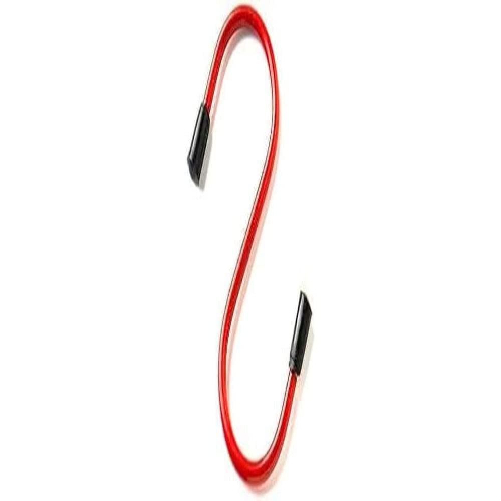 Merriway BH05404 (25 Pcs) Kitchen S-Hook, Red Plastic Coated Steel 100mm - Pack of 25 Pieces