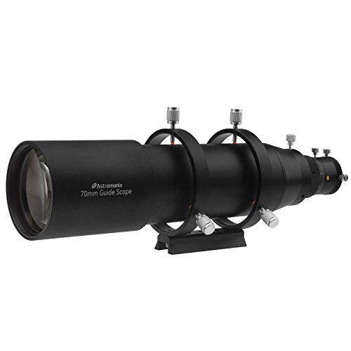 Astromania Upgrated Guide Scope 70mm FMC with Double Helical Focuser, Deluxe Finder Guidescope Kit Compatible with 1.25 inch Eyepiece for Astronomy Telescope & Auto Guiding Camera for Astrophotography