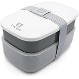Bentgo All-in-One Stackable Lunch/Bento Box [Grey / Blue / Green / Purple]