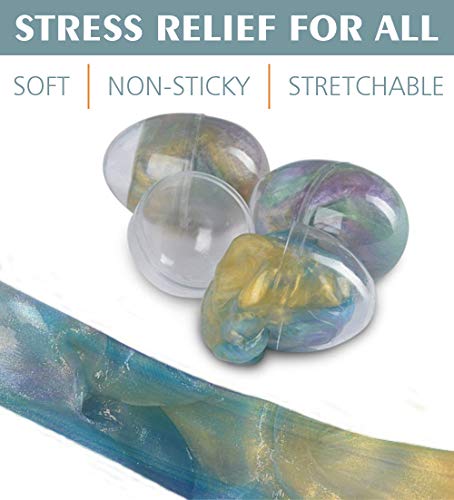 Kicko Slime Putty Easter Egg - 12 Pack Colorful Galaxy Sludgy Gooey Fidget Kit for Sensory and Tacti - //coolthings.us