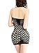 FasiCat Womens Strapless Chemise Sleepwear Lingerie Nighties Mini Dress Skirts for Women One Size