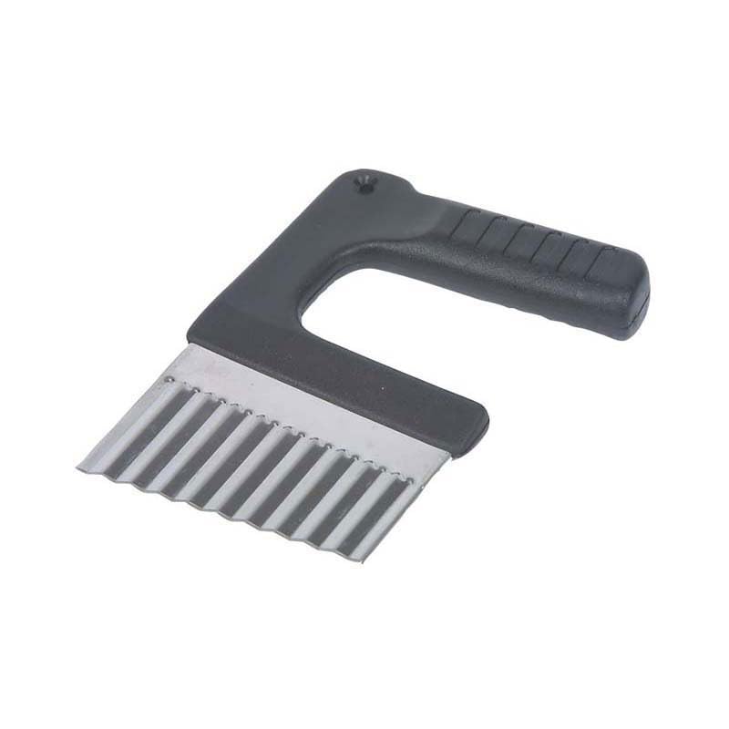 Faringdon Stainless Steel Crinkle Cutter, Black