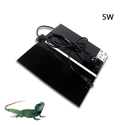 Reptile Heating Pad with Temperature Control, AUOKER Adjustable 5W Heat Mat for Reptiles Lizard, Gecko, Turtle, Hermit Crab, Tortoise, Snakes, Spider, Mammals -Safety Turtle Aquarium Terrarium Heater - Thumbnail 7