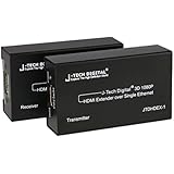 J-Tech Digital Hdmi Extender By Single Cat 5E/6/7 (The Latest & The Best) Ver 1.3 Certified For Full Hd 1080P