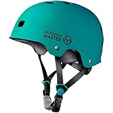 OutdoorMaster Skateboard Cycling Helmet - ASTM & CPSC Certified Two Removable Liners Ventilation Multi-sport Scooter Roller Skate Inline Skating Rollerblading for Kids, Youth & Adults - S - Sea Green