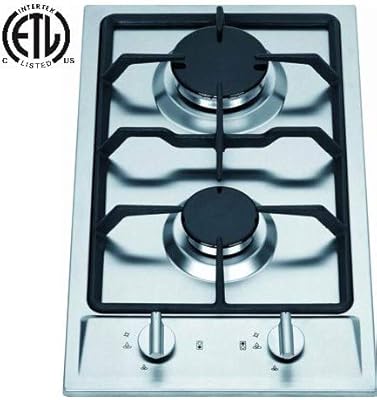 Ramblewood High Efficiency 2-Burner Gas Cooktop (Natural Gas), GC2-43N