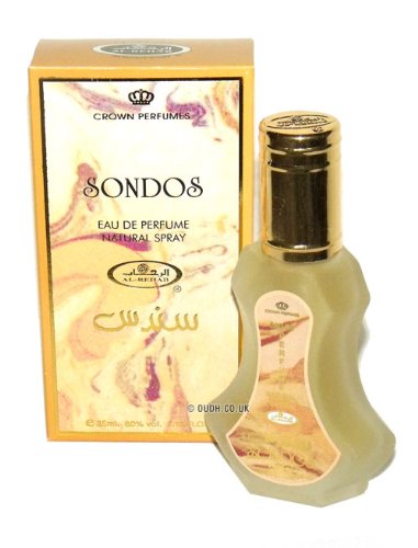 Sondos- Al-Rehab Natural Perfume Spray- 35 Ml (1.15 Fl. Oz) (885949837142)