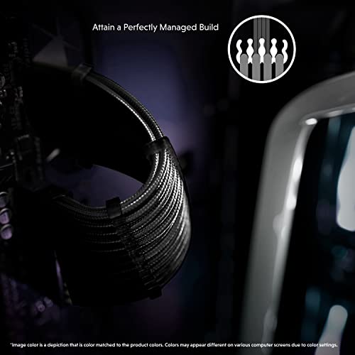 LINKUP - AVA 30cm PSU Cable Extension Sleeved