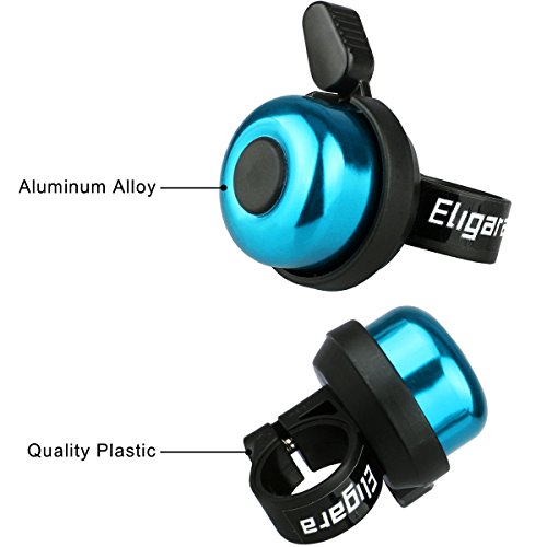 image for Eligara Ding-Dong Bike Bicycle Bell Double-Ring Loud Crisp Clear Sound