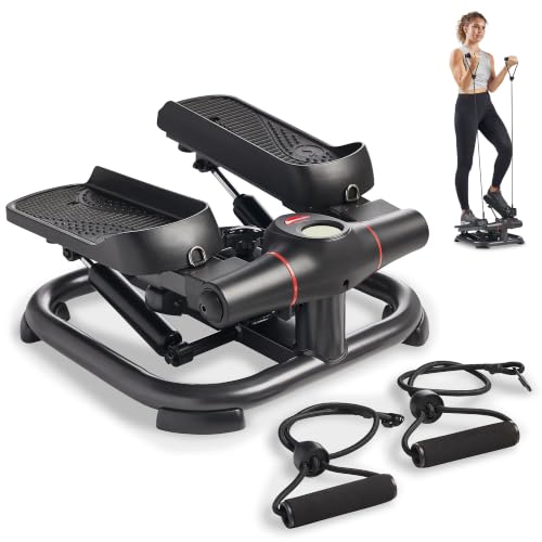 Sunny Health & Fitness Smart Power Stepper mit Widerstandsbändern