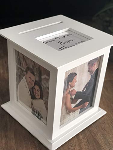 Personalized Wedding Card Box - Rotating The Perfect Card Box in Ivory