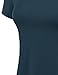 Lock and Love WT770 Womens Short Sleeve Handkerchief Hem Tunic XL TEAL