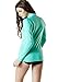 TSLA Women's UPF 50+ Rash Guard Long Sleeve, UV/Sun Protection Swim Shirts, Water Beach Surf Swim Top, Coastal Tide Print Magic Mint, Small