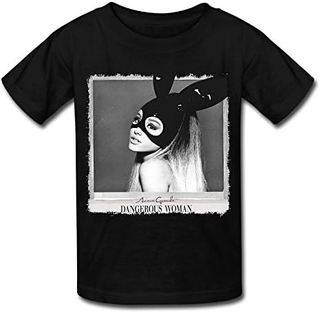 NEVALY Unisex Kids Ariana Grande Dangerous Woman Tour 2016 Summer T Shirt
