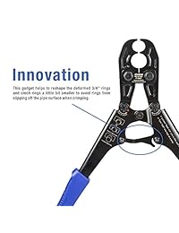 IWISS® iws 1234p PEX Pipe   Crimpadora para Crimp Mandíbula 1 2" & 3 4" Suit Sharkbite, vatios, Apollo y todos nosotros f1807 estándares