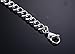 Custom Free Engraving- 8mm High Polished Surgical Steel Chain Medical Alert ID Bracelets for Women and Men (Steel Color/red Symbol, ***Custom engrave***)