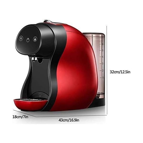 1yess Kaffeemaschine Automatische, intelligente Kapsel Haushalt Espresso Sojamilch Coffee Grinding 1600W – Bild 3