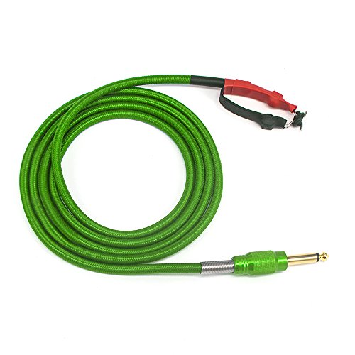 ITATOO Tattoo Clip Cords Heavy Duty Fireproof 8.2 Feet 2.5M Tattoo Clip Cord for Tattoo Machine Tattoo Power Supply Tattoo Wire Green - Thumbnail 3