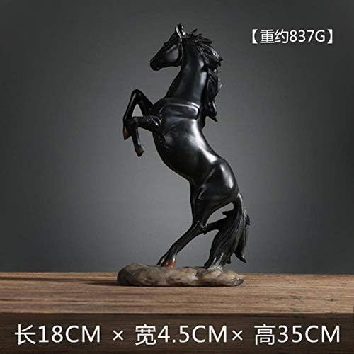 WDDqzf Ornaments Statues Decorations Figurine Sculpture The Thinker Creative Craft Home Decor Simple Figurines Tellurion Desk Cabinet And Office Decor Vintage Typewriter Resin Horse,Heima