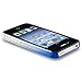Snap-on Case compatible with Apple iPhone 4 / 4S , Clear Dark Blue Waterdrop