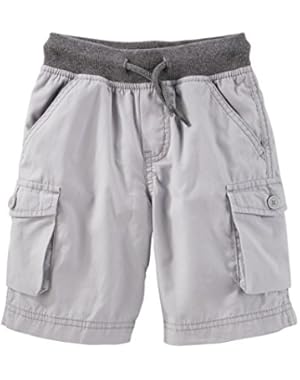 Baby Boys' Flat Front Pull On Shorts - Grey