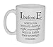 I Before E Funny Grammar Spelling Mug for Coffee or Tea