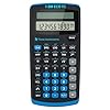 Texas Instruments TI 30 ECO RS Taschenrechner (10-stellige Display, solarbetrieben, Blauer Engel) hellblau-schwarz