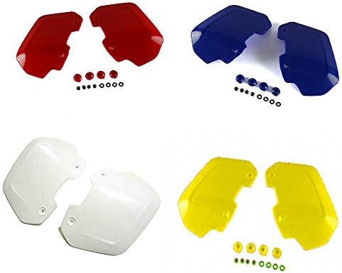 Devilmotor Motorcycle Handguards Shield for Honda Yamaha Sport Bike ATV (White)