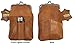 Snap Top Genuine Soft Leather Cigarette Case Sold by 2pc Set Black+ Brown
