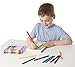 Melissa & Doug Art Essentials Marker Set - 12 Non-Roll Washable Markers
