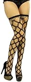 ToBeInStyle Women's Multi Fence Net Thigh Hi Stocking