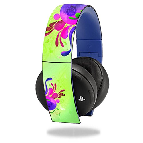 MightySkins Skin Compatible with Sony PS4 Gold Wireless Headset (Original Model…