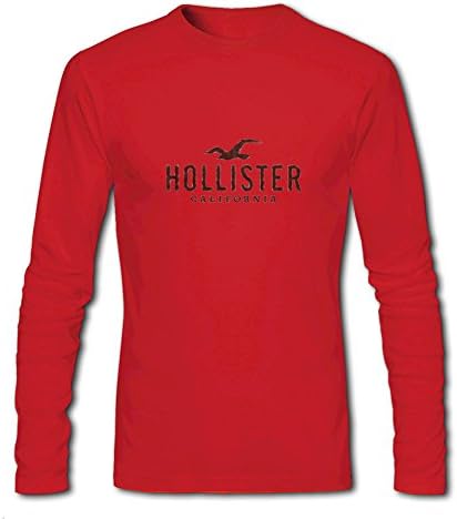 Hollister California for Men Printed Long Sleeve Cotton T-shirt